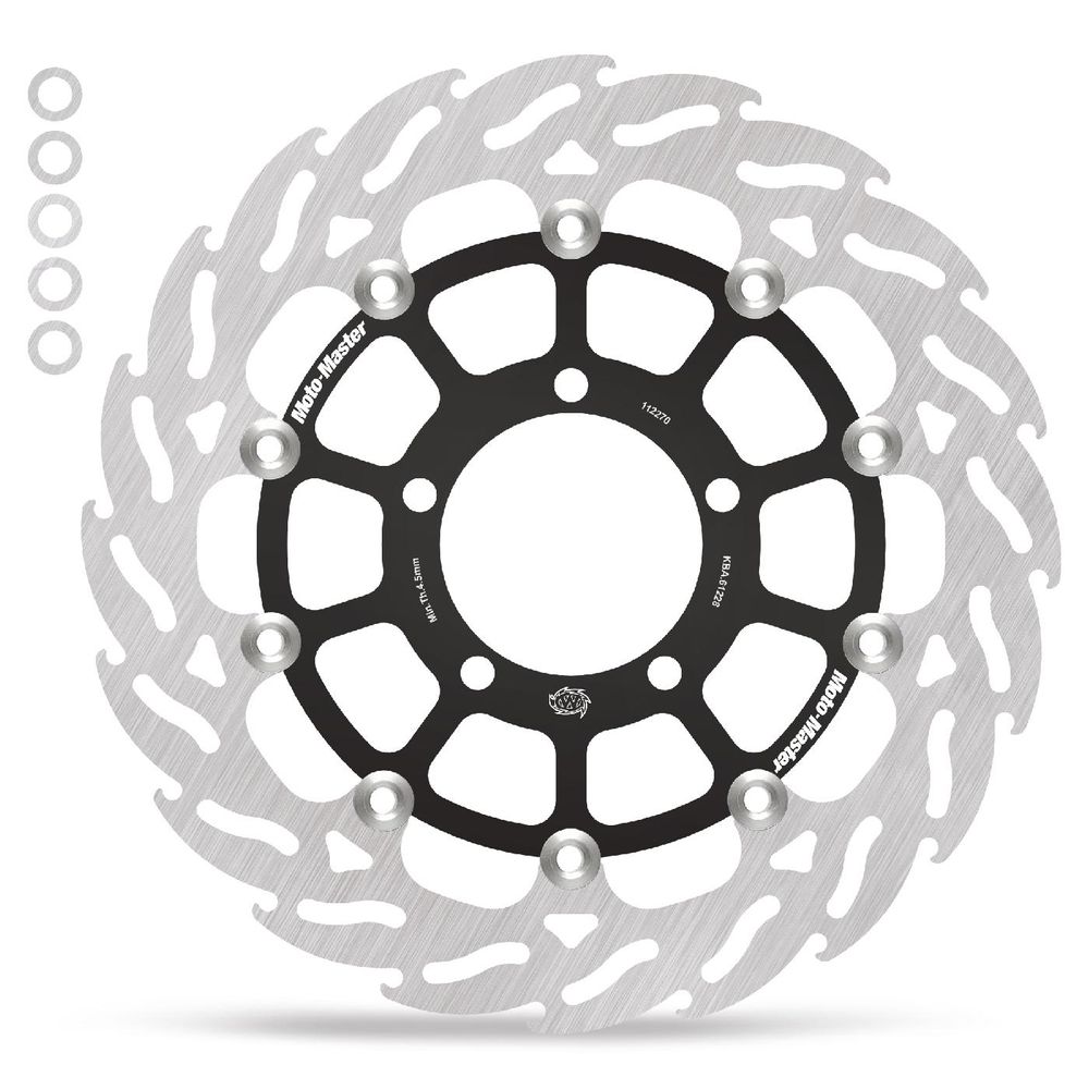 Brake Disc Road Flame - Floating - Front Left - Triumph: Bonneville - Grafite Offroad