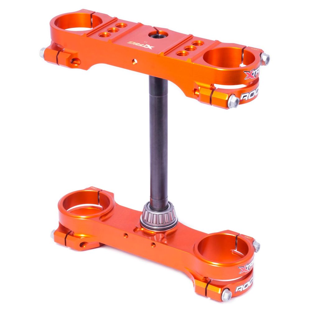 Xtrig Triple Clamp Rocs-tech Fixed Off-set 22 Mm Ktm Sx50 Orange - Grafite Offroad