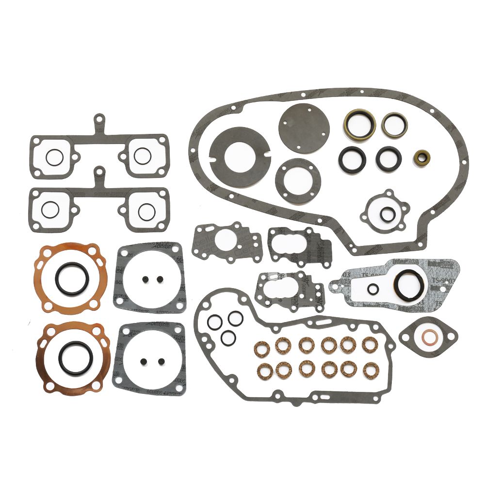 Complete Gasket Kit (oil seals included) Sportster Ironhead 1000 L73-76 - Grafite Offroad