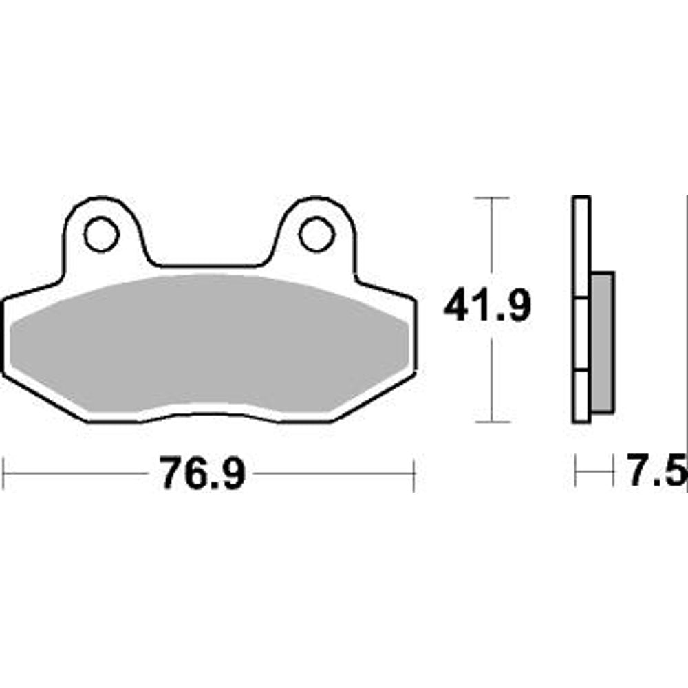 Scooter Brake Pads | Organic Standard | Front and Rear - Ecer90