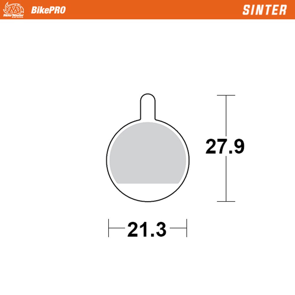 Brake Pads Bicycle Sinter: Clark Cmd-8, Cmd-11, Cmd-16 - Grafite Offroad