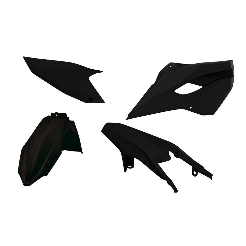 Plastics Kit 4 Pcs Black Replica Husqvarna - Grafite Offroad
