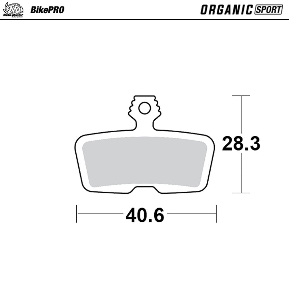 Brake Pads Bicycle Organic Sport: Avid Code R, Sram Guide Re - Grafite Offroad