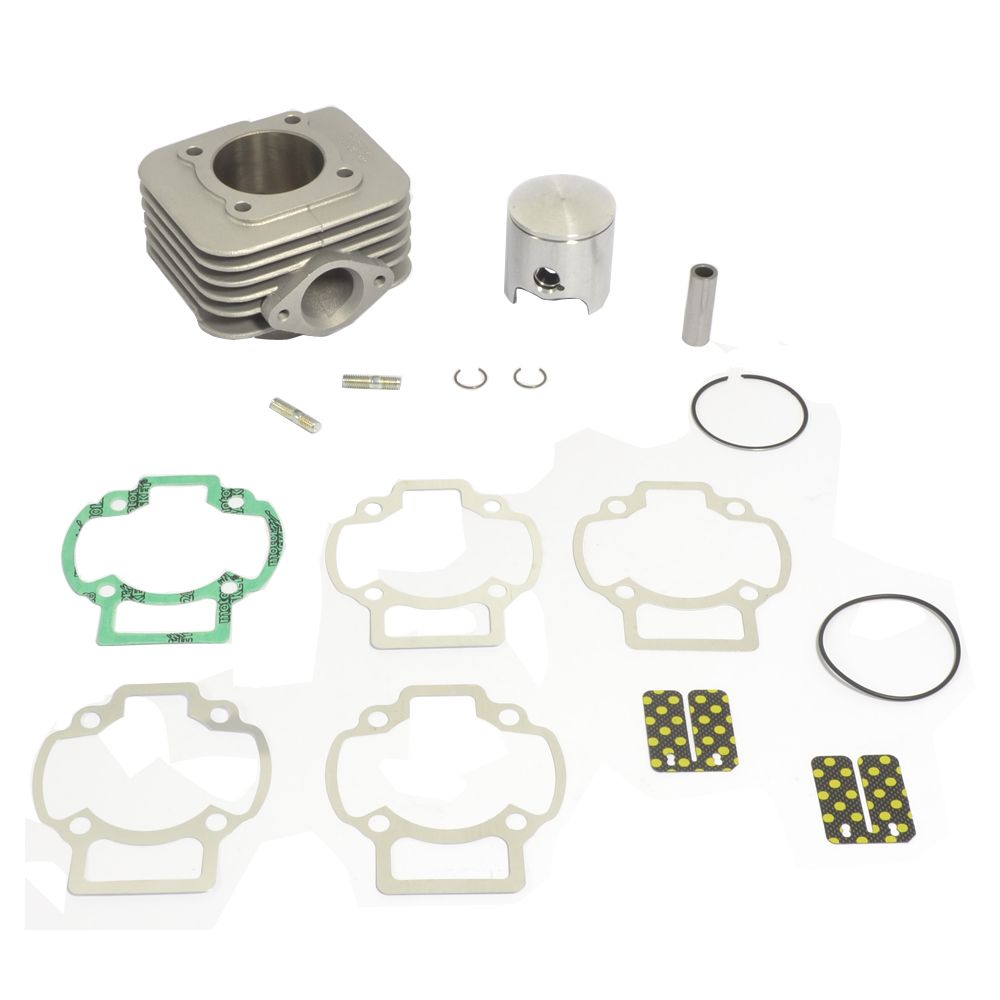Big Bore Cylinder Kit Without Head Ø 47,6 mm, 70 cc, Pin Ø 12 mm, Domed Head Piston - Grafite Offroad
