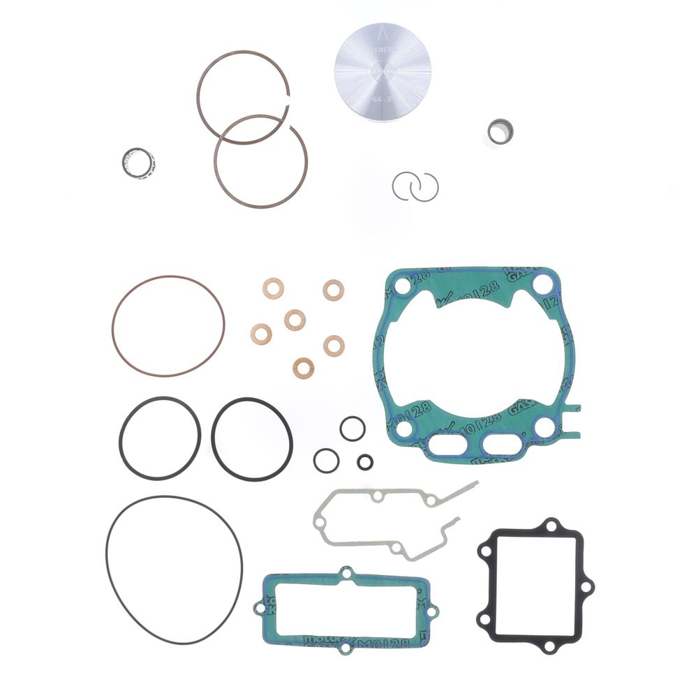 Top End Piston Kit: Forged 2-Stroke Piston Ø 66,4 mm + Top End Gasket Kit - Grafite Offroad