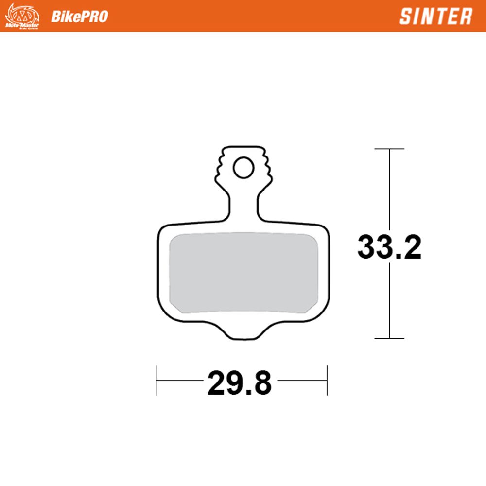 Brake Pads Bicycle Sinter: Avid 2-piston - Grafite Offroad