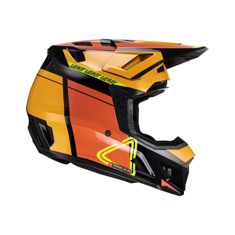 Casco de moto 7.5 con tecnología de turbina 360° y gafas de moto incluidas