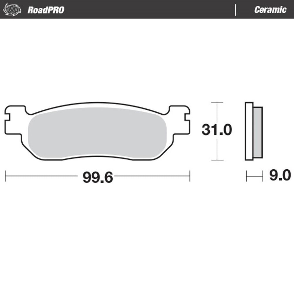Brake Pads Roadpro Ceramic - Front and Rear - Grafite Offroad