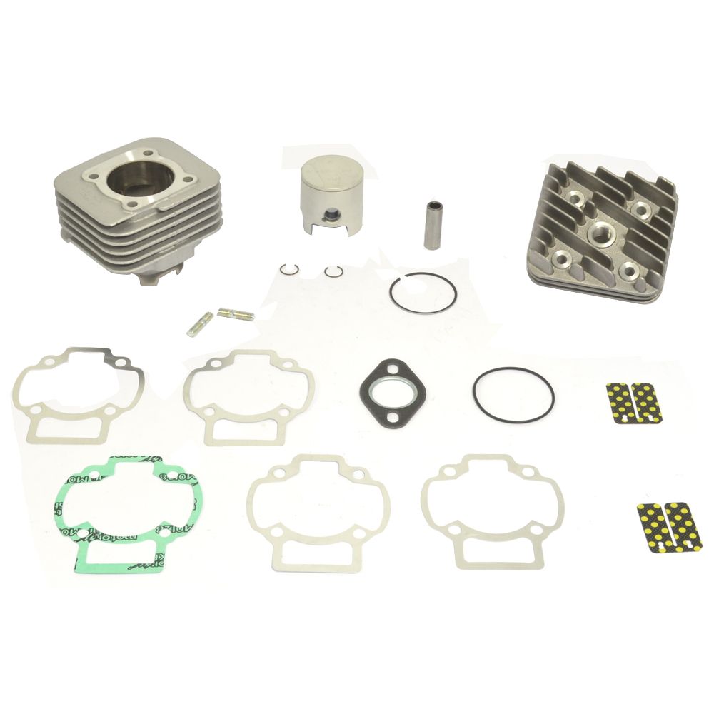 Big Bore Cylinder Kit With Head Ø 47,6 mm, 70 cc, Pin Ø 12 mm, Flat Head Piston - Grafite Offroad