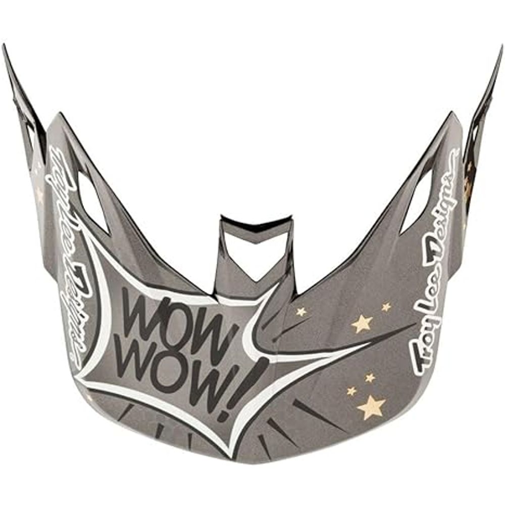 Se5 visor; cosmic explosion gray osfa Troy Lee Designs