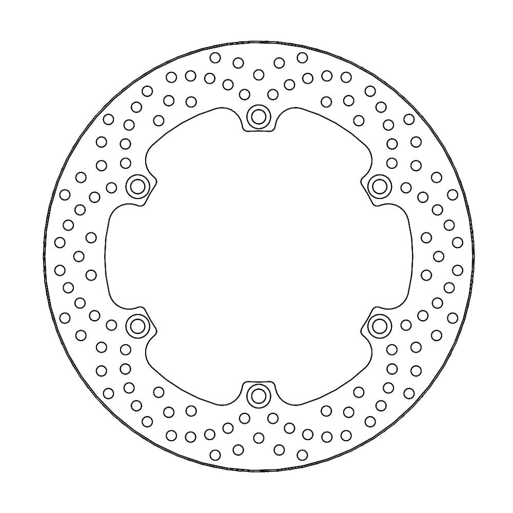 Brake Disc Road Halo - Rear - Honda: Pan European/abs, St1300 - Grafite Offroad