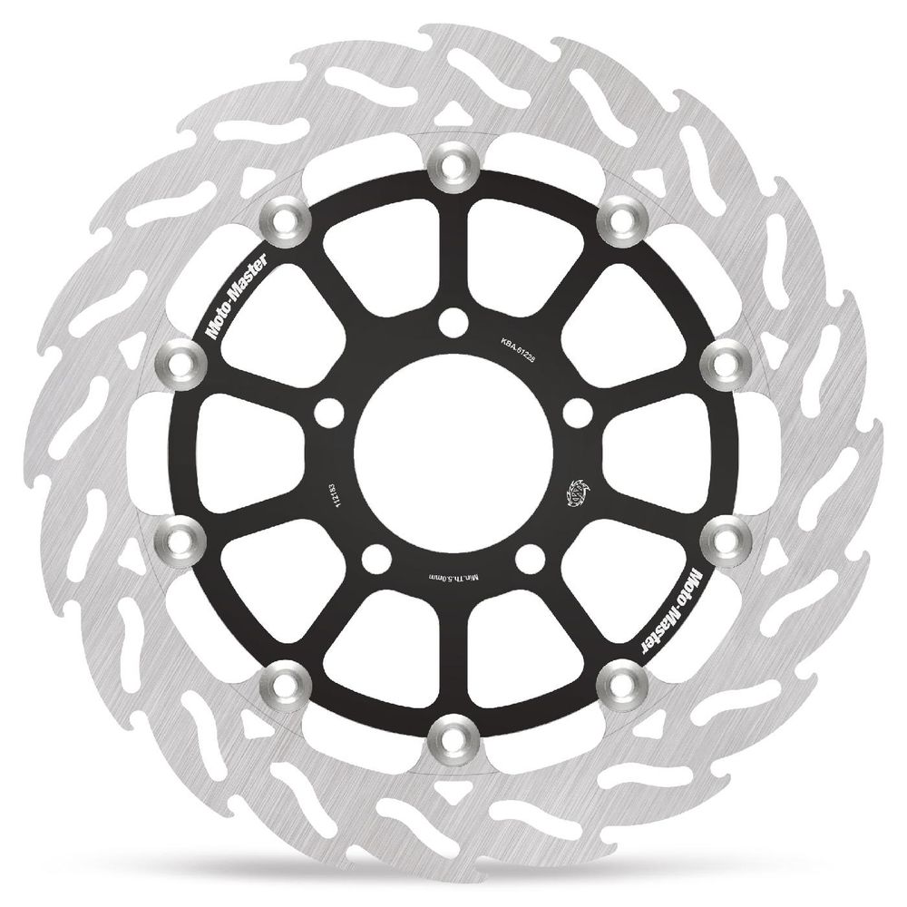 Brake Disc Road Flame Racing - Floating - Front Right - Suzuki: Gsx-r 600-750-1000 - Grafite Offroad