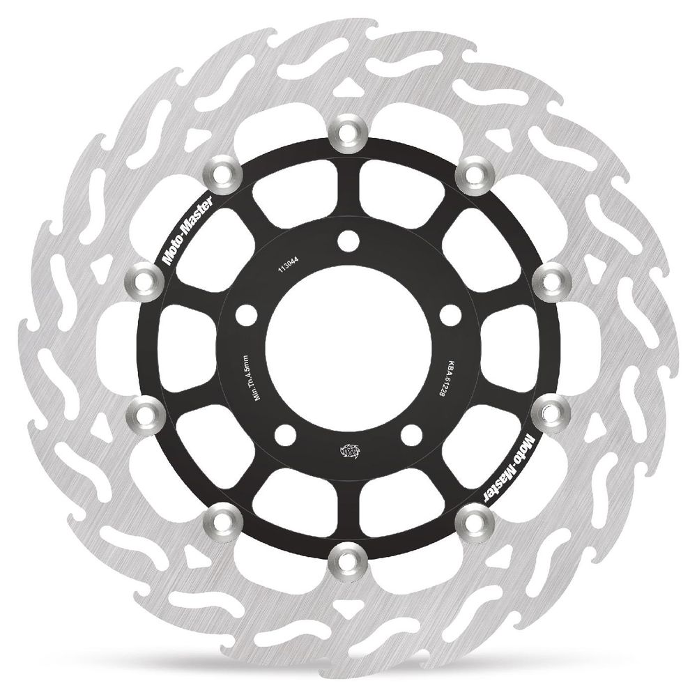 Brake Disc Road Flame - Floating - Front Left - Triumph: Daytona, Speed Four - Grafite Offroad