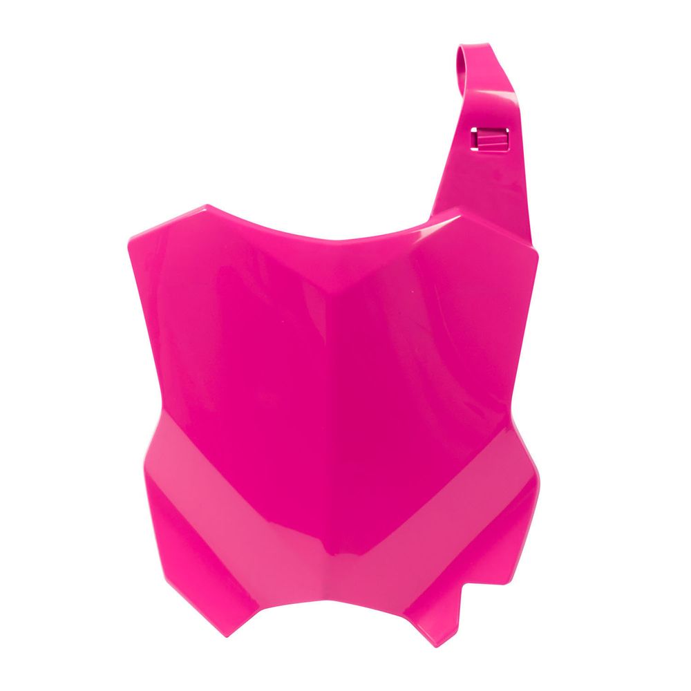 Front Number Plate Neon Pink Replica Kawasaki - Grafite Offroad