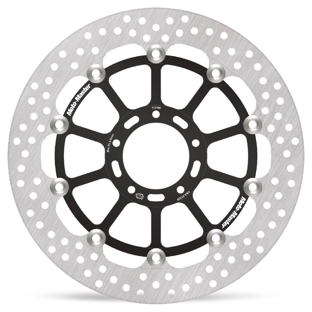 Brake Disc Road Halo Racing - Floating - Front - Ducati: Diavel, Multistrada - Grafite Offroad