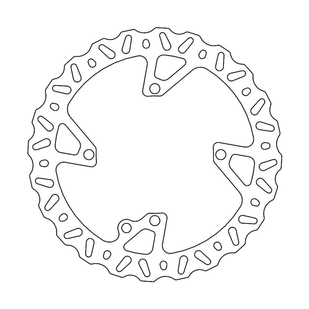 Brake Disc Off-road Nitro - Front - Sherco - Grafite Offroad