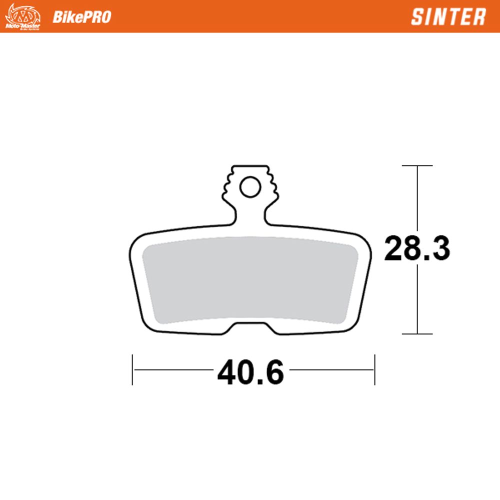 Brake Pads Bicycle Sinter: Avid Code R, Sram Guide Re - Grafite Offroad