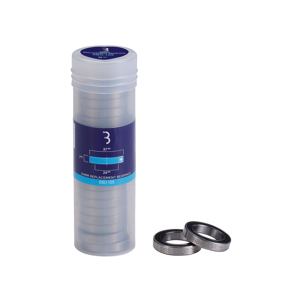 Kit 20pc Bottom Bracket Bearings - Od37 X Id 24 X 7mm - Grafite Offroad