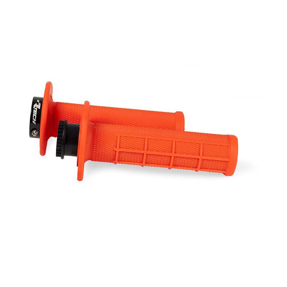 R20 Lock-on Grips Half Waffle Neon Orange Excluded Beta - Grafite Offroad