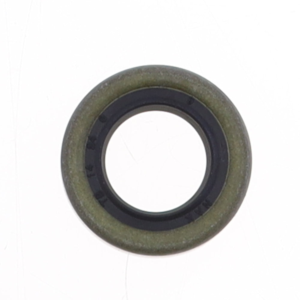 Oil Seal with Metal Exterior 14x24x6 mm in NBR with one Seal-lip, one Dust Lip and Spring - Grafite Offroad