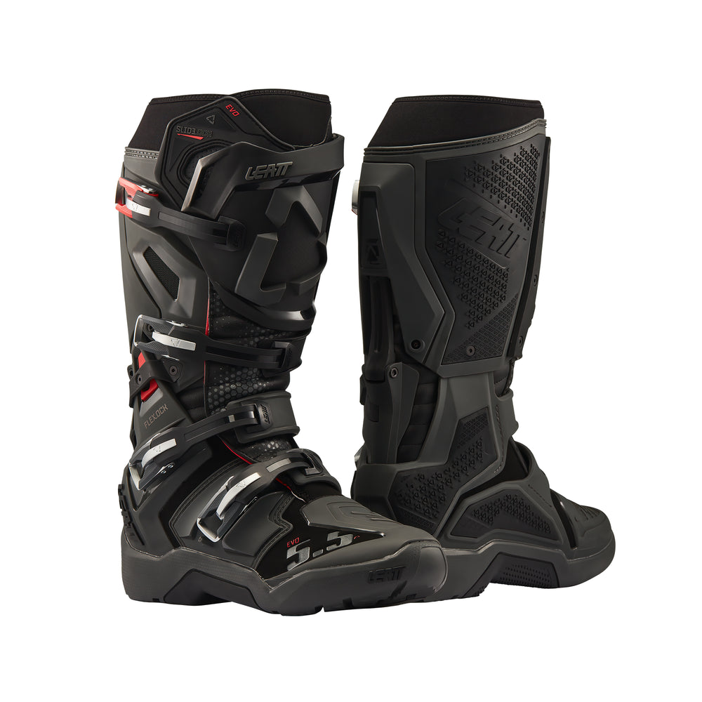 Boot Moto 5.5 FlexLock Enduro Evo Leatt - Grafite Offroad