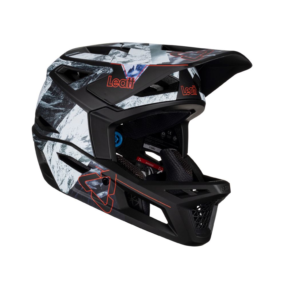 Full-face MTB helmet Gravity 4.0 ventilated and Downhill certified - Grafite Offroad