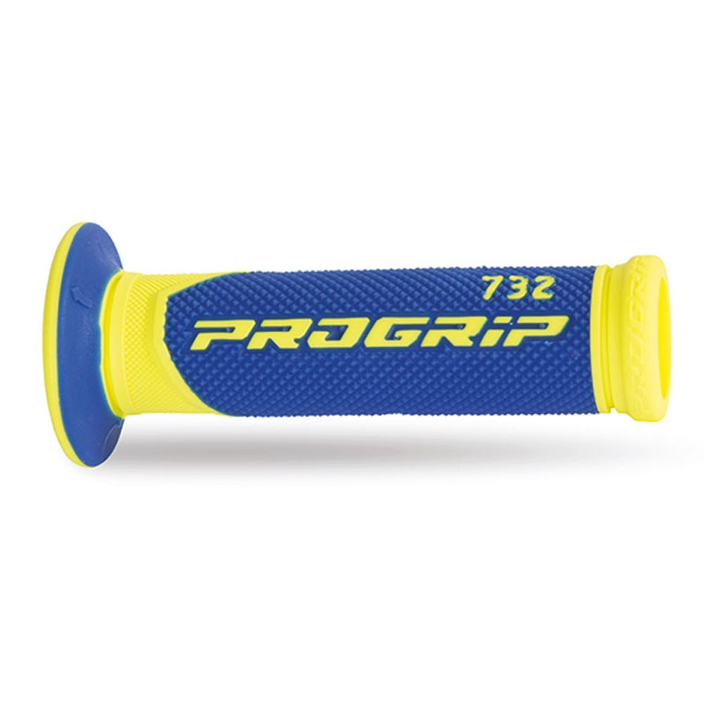 Grips Progrip 788 Mm 22/25 - Double Density - Fluo Yellow/blue - Closed End