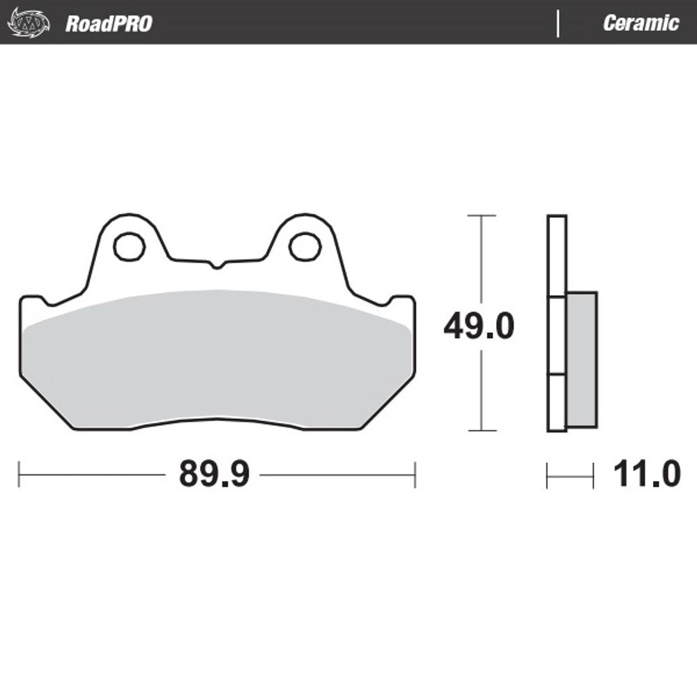 Brake Pads Roadpro Ceramic - Front and Rear - Grafite Offroad