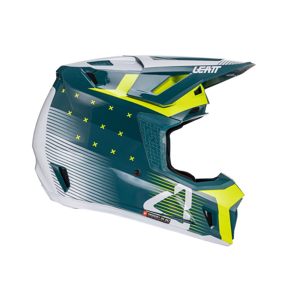 7.5 Moto Helmet with 360° Turbine Technology and motorbike goggle included - Grafite Offroad