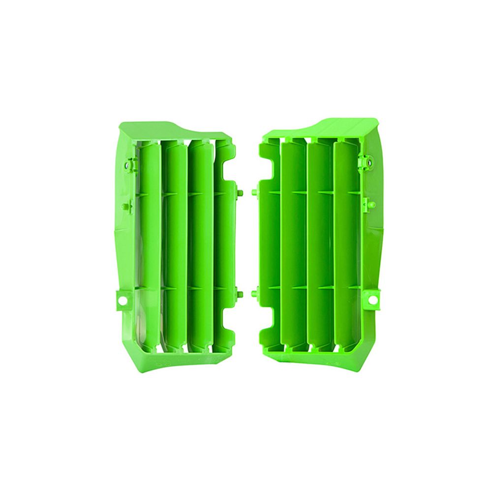Radiator Louvers Lf-rh Kawsaki Replica Green