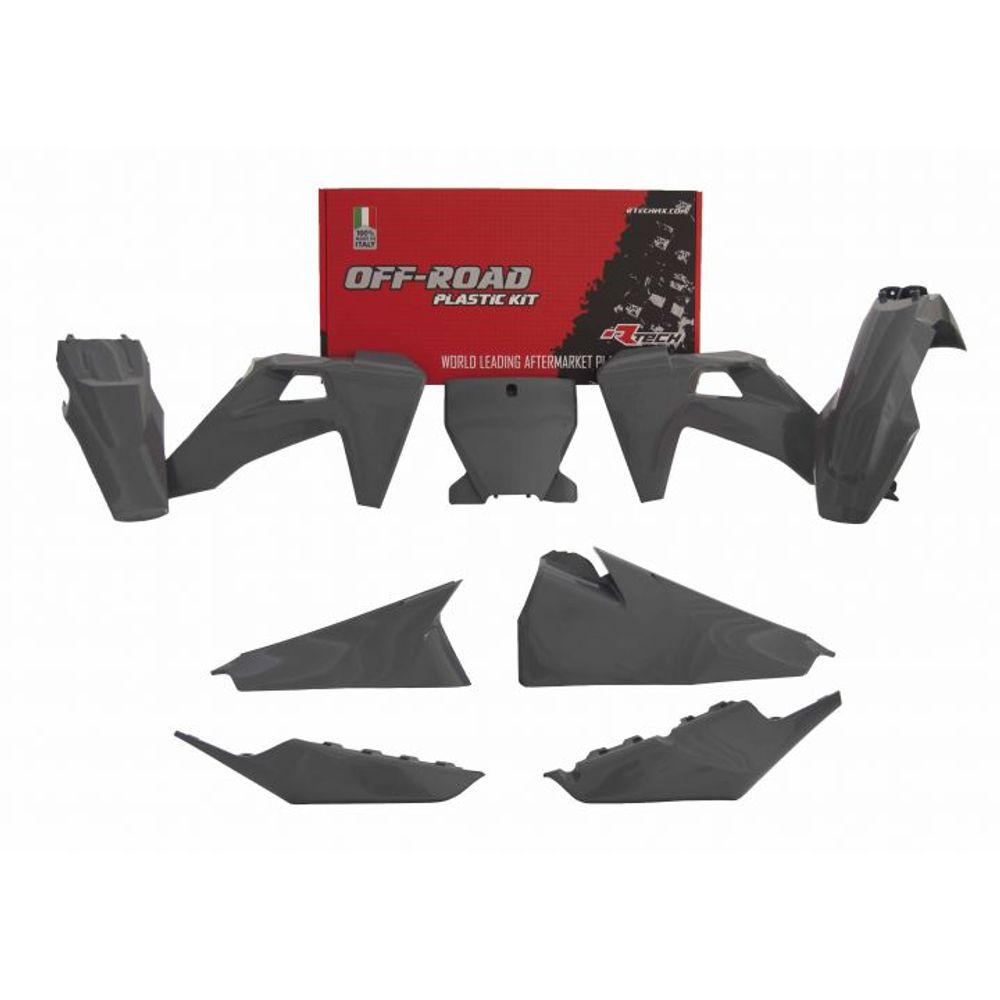 Plastics Kit 6 Pcs Quantum Grey Replica Husqvarna - Grafite Offroad