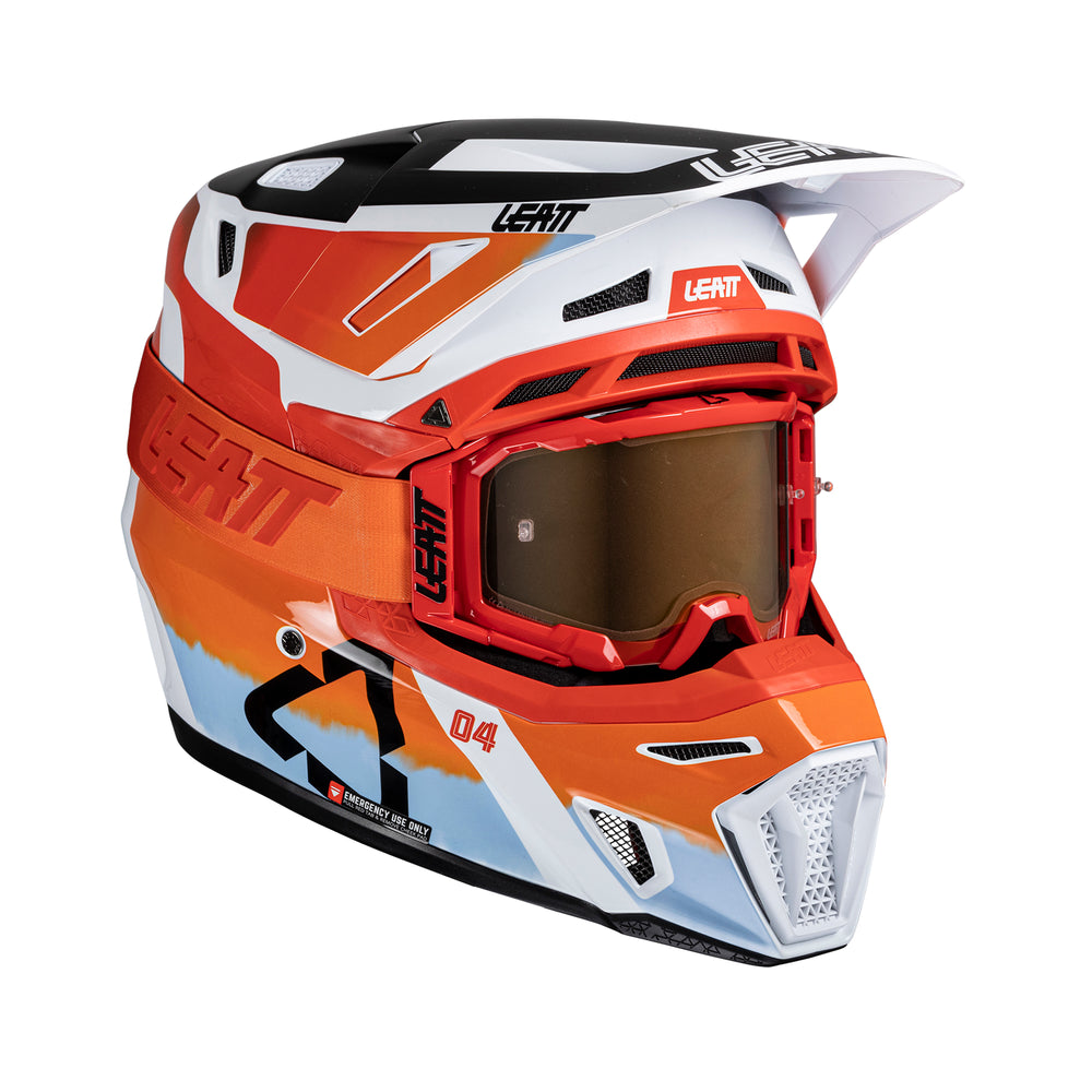 8.5 Composite motocross helmet with goggle included - Grafite Offroad