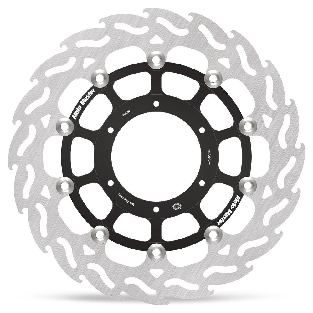 Brake Disc Road Flame - Floating - Front Right - Honda: Pan European/st1300 - Grafite Offroad
