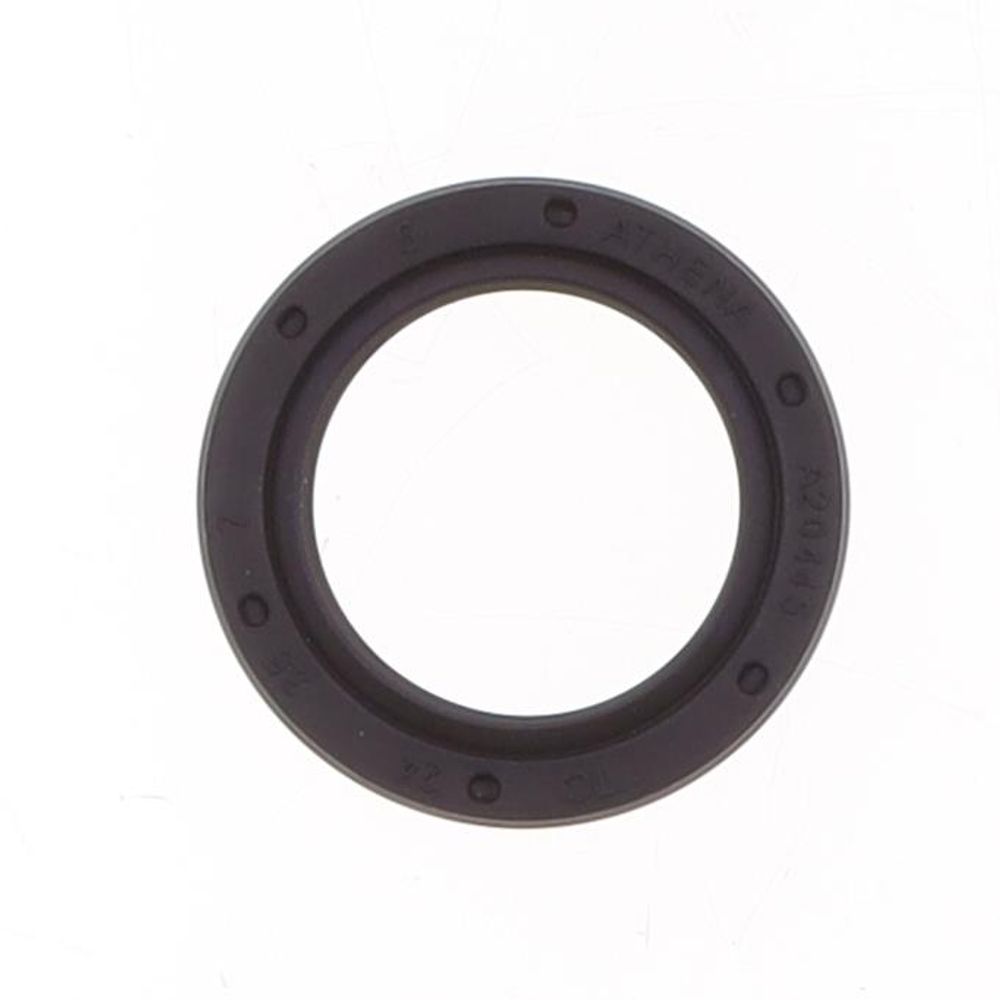 Oil Seal with Rubber Exterior 24x35x7 mm in FKM with one Seal-lip, one Dust Lip and Spring - Grafite Offroad