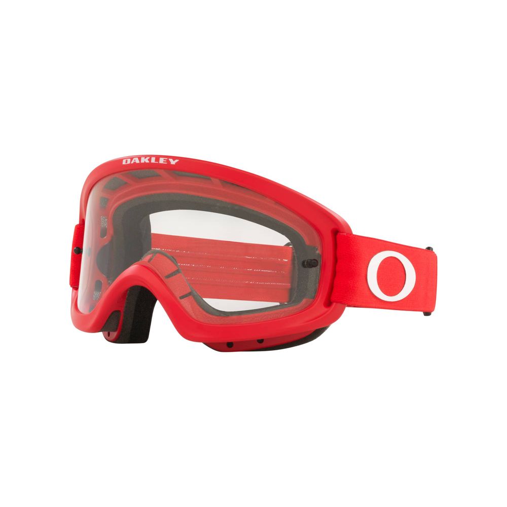 Maschera O FRAME 2.0 PRO XS, Rosso Moto, Trasp.