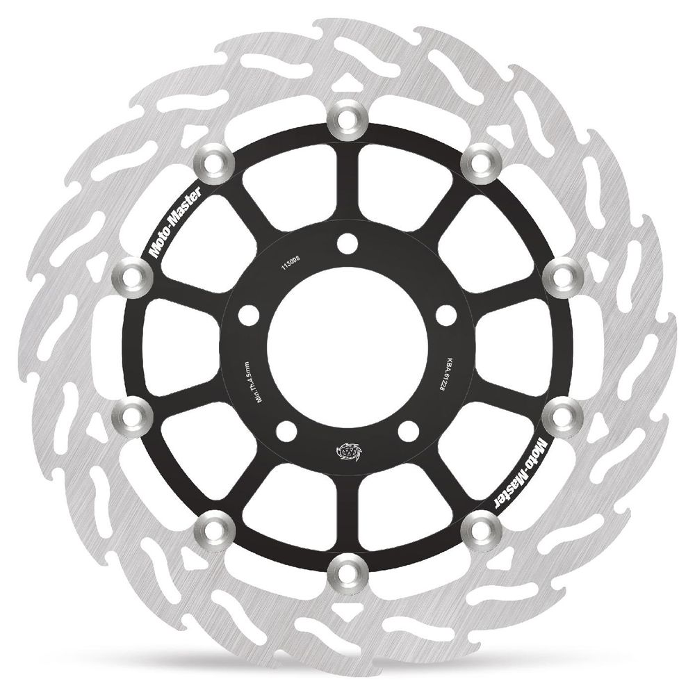 Brake Disc Road Flame - Floating - Front Right - Triumph: Tiger 1050 - Grafite Offroad