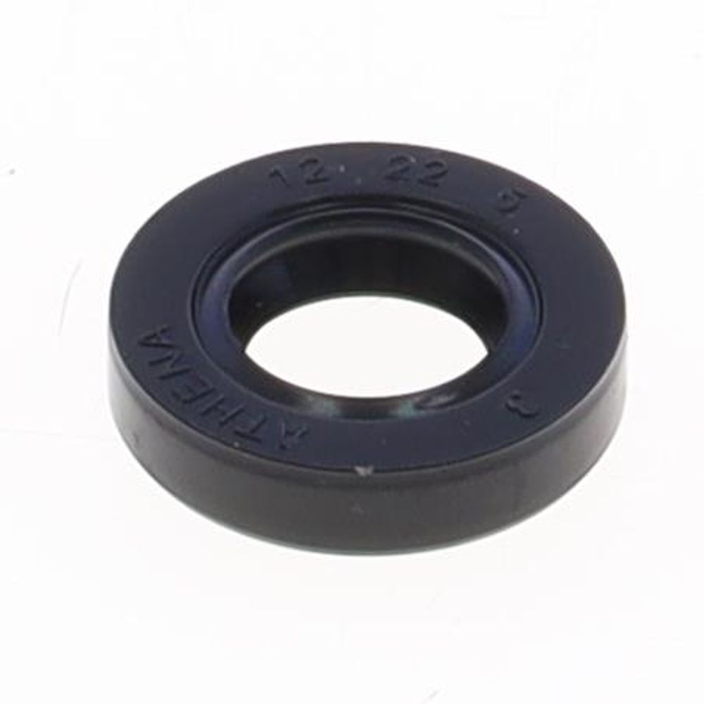 Oil Seal with Rubber Exterior 12x22x5 mm in NBR with one Seal-lip, one Dust Lip and Spring - Grafite Offroad
