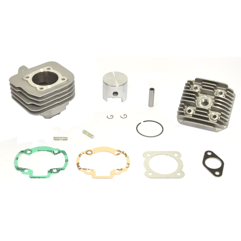 Big Bore Cylinder Kit With Head, High Performance, Ø 47,6 mm, 70 cc, Pin Ø 10 mm - Grafite Offroad