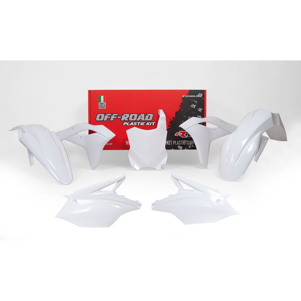 Plastics Kit 5 Pcs White Replica Kawasaki - Grafite Offroad