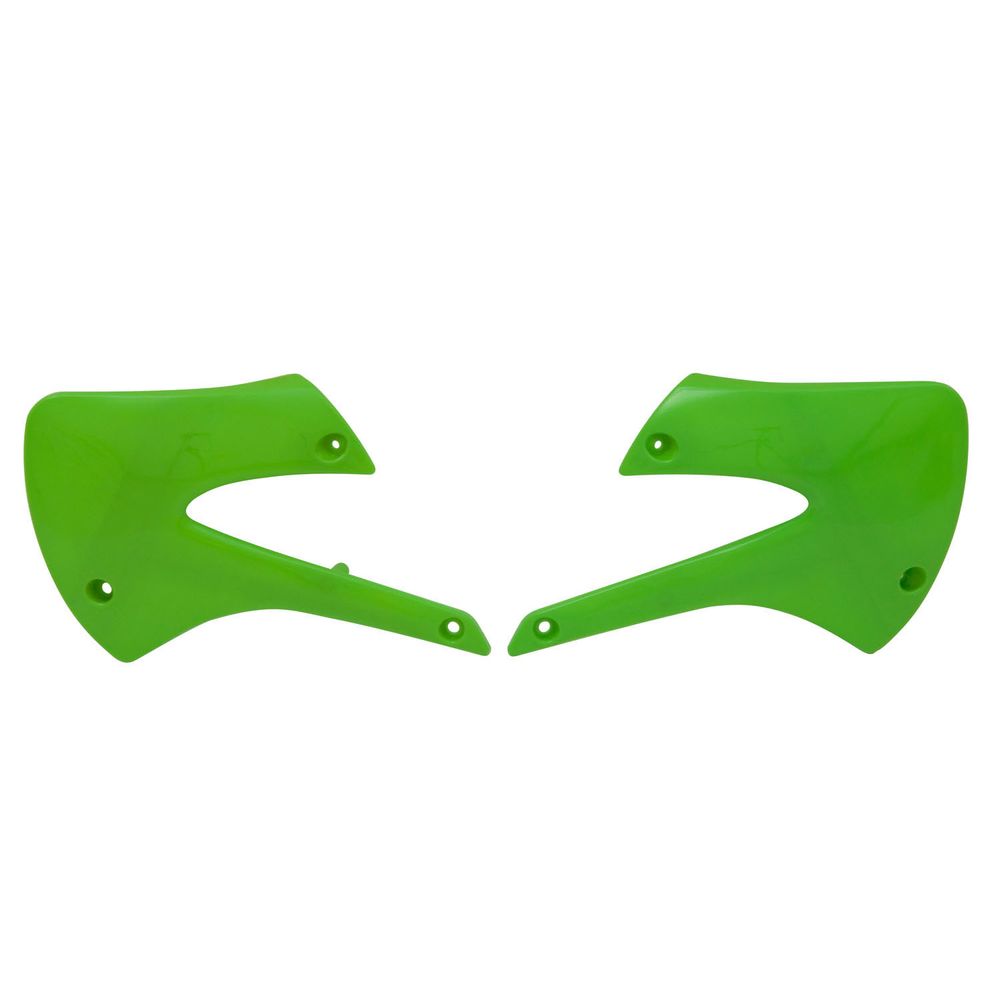 Radiator Scoops Kxf Green Replica Kawasaki - Grafite Offroad