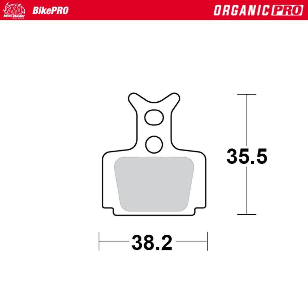 Brake Pads Bicycle Organic Pro: Formula C1,cura,cure-e, Mega, R1, R1r, Rx, Ro, Ror, the One - Grafite Offroad