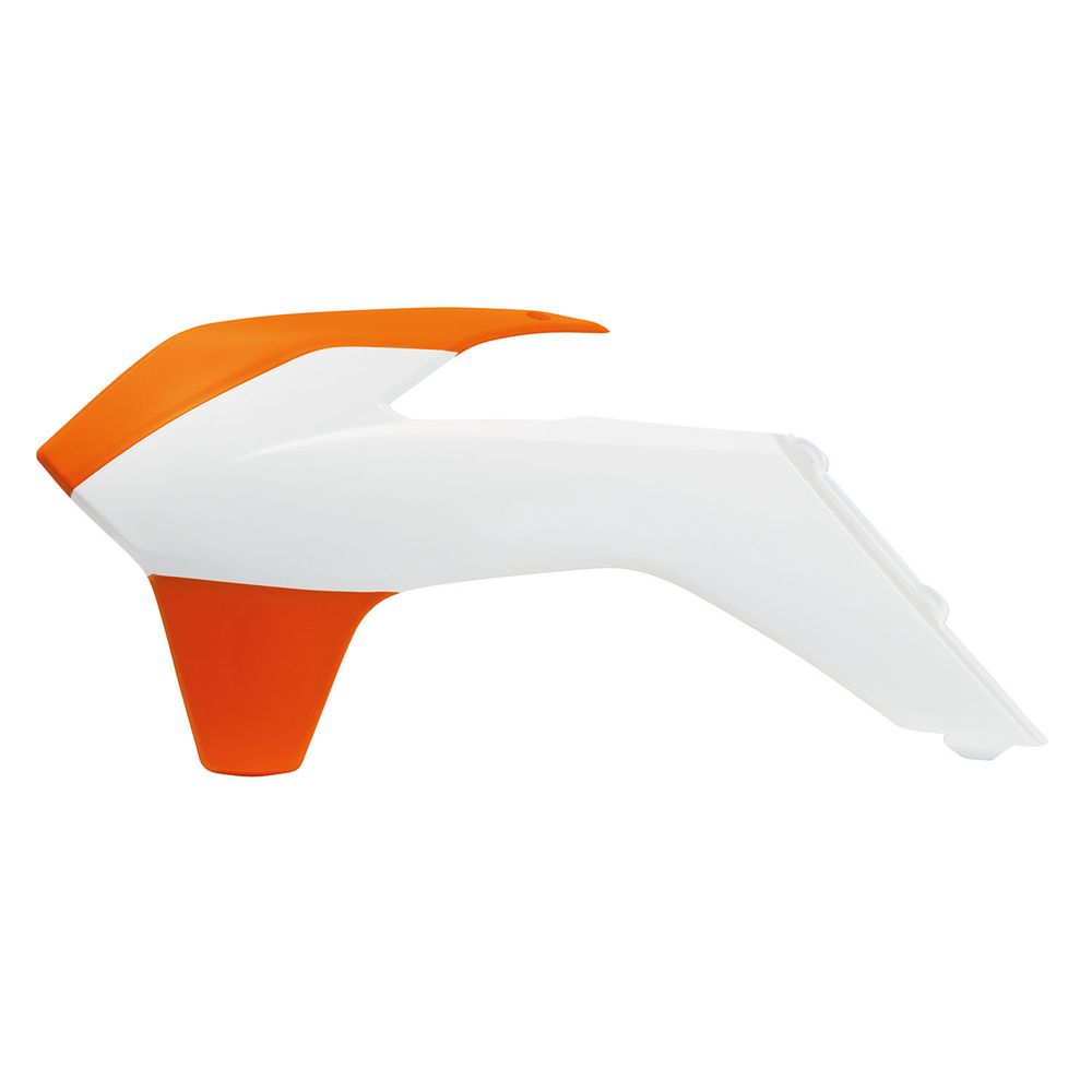 Radiator Scoops White-k Orange Replica Ktm - Grafite Offroad