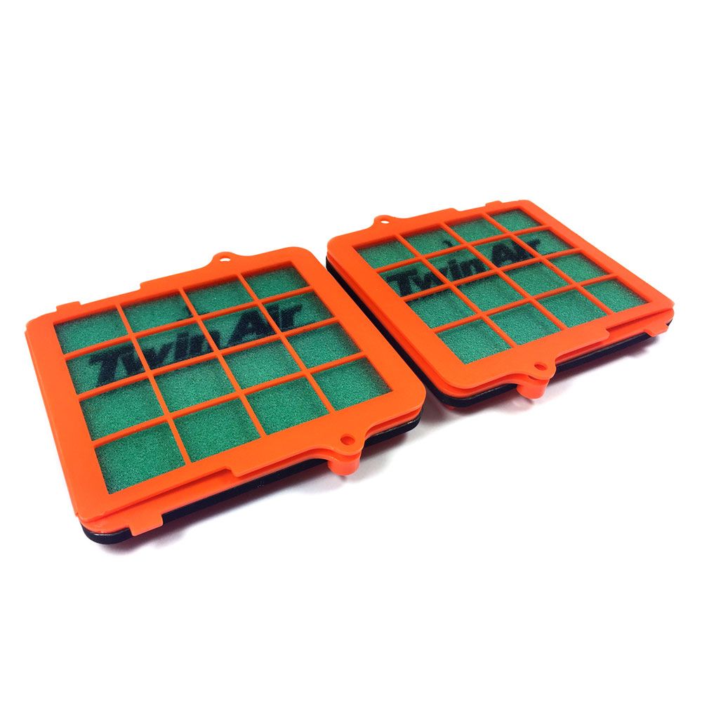 Pre-oiled Air Filters (flame Retardant)+filter Frames (2 Pcs) Honda Crf1000l Africa Twin 16/2019 - Grafite Offroad