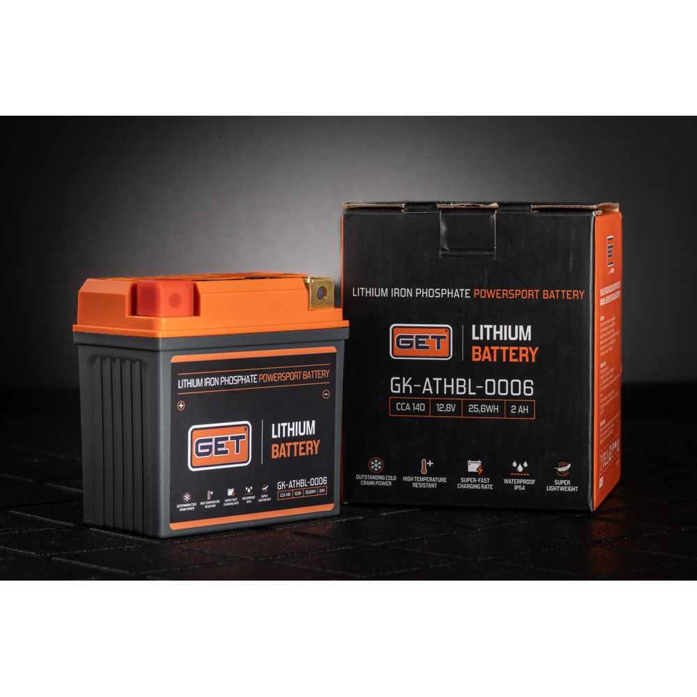 Lithium Battery for Dirt Bikes 2 Ah - 140 A CCA - Grafite Offroad