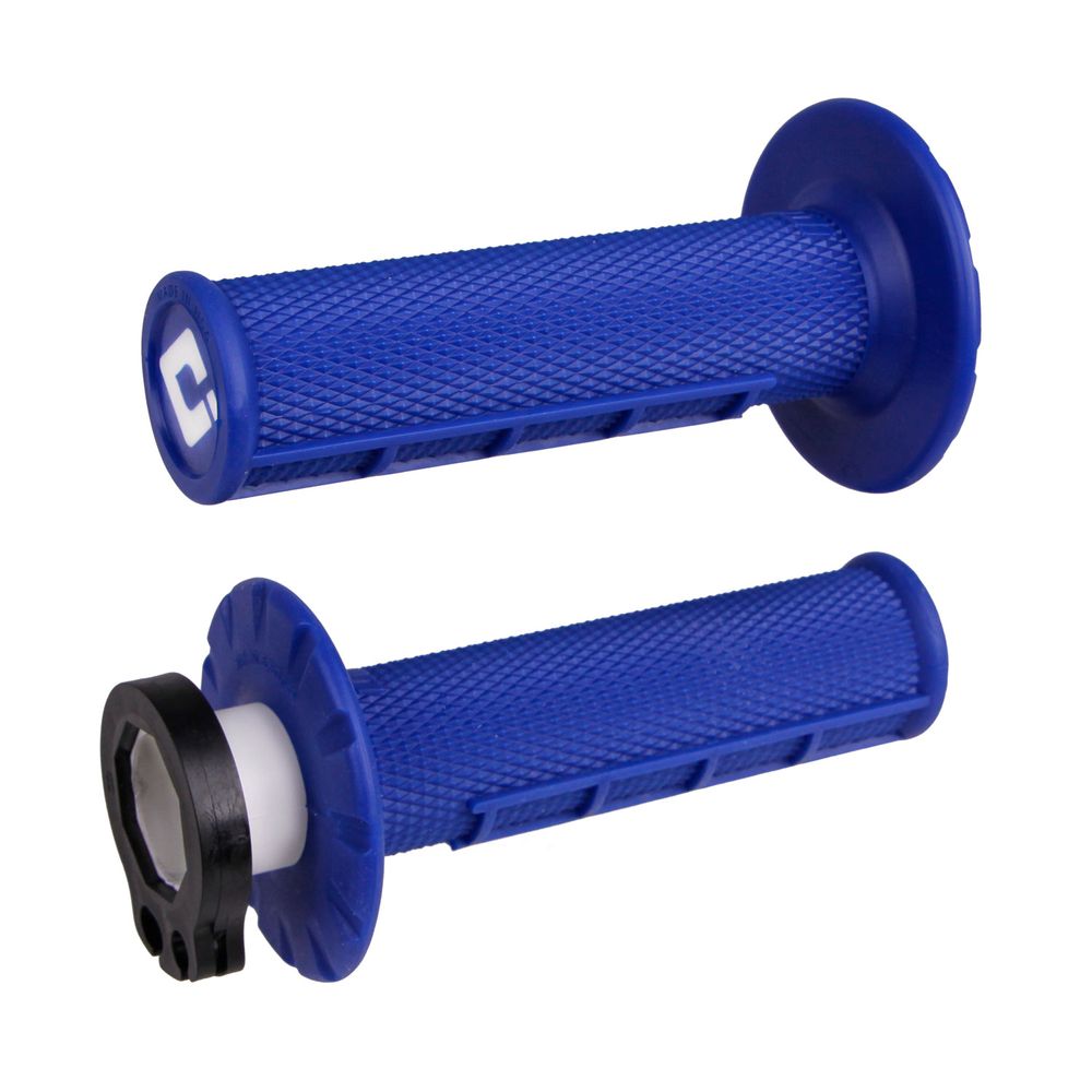 Half-waffle Mx Lock-on Grip Set Blue