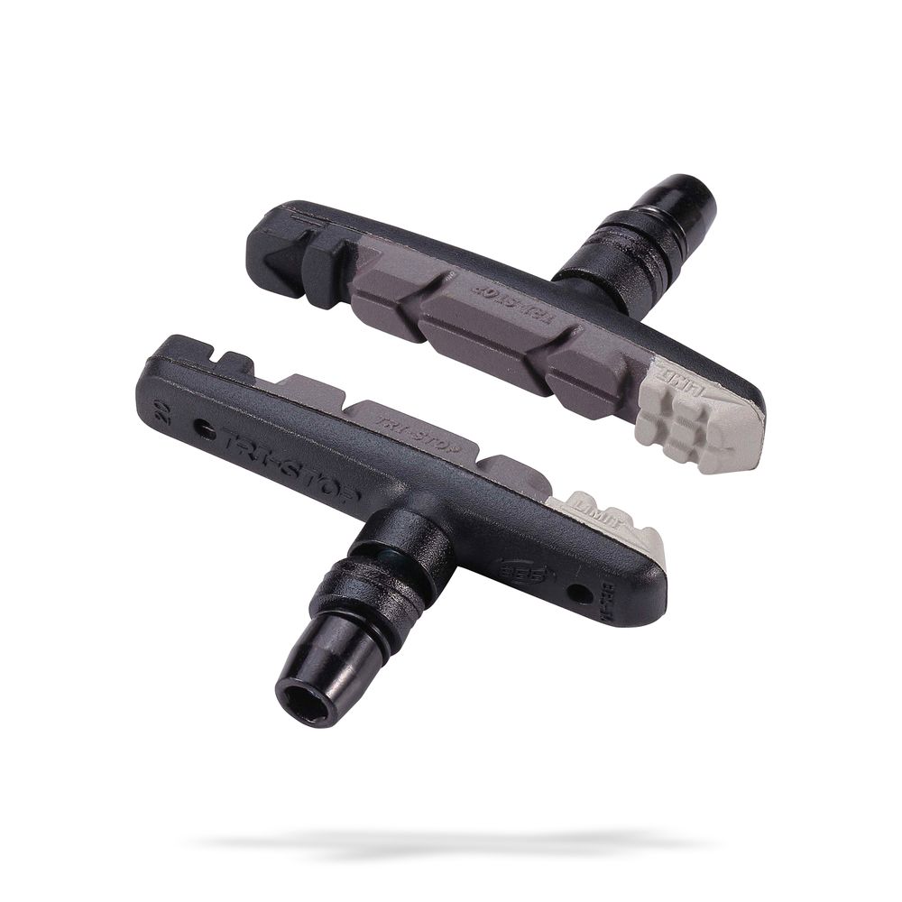 Rim Brake Pads Tristop Solid - Triple Color - V Brake - 4pz - Grafite Offroad