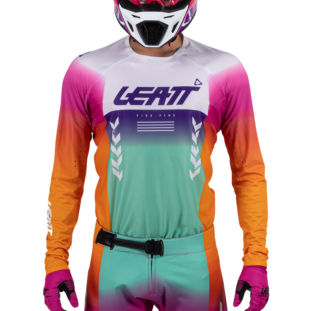 Moto 5.5 UltraWeld Jersey Leatt - Grafite Offroad