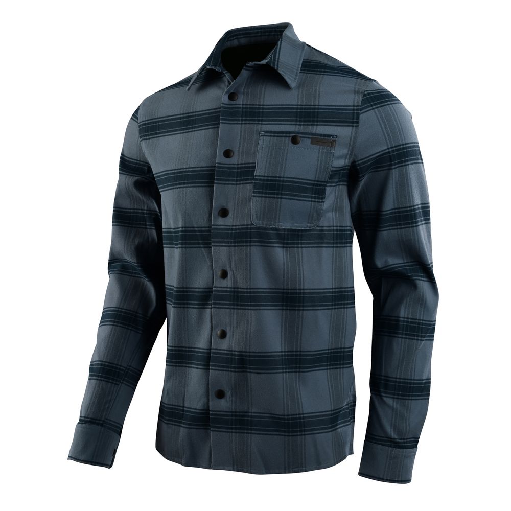 MTB shirt Grind Flannel Plaid breathable and ideal for trail riding Troy Lee Designs