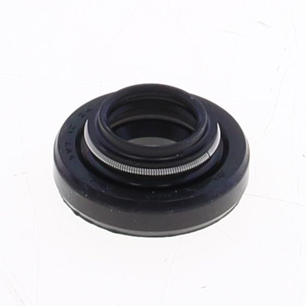 Oil Seal with Rubber Exterior 12x24x10 mm in NBR with double Seal-lip and two Springs - Grafite Offroad