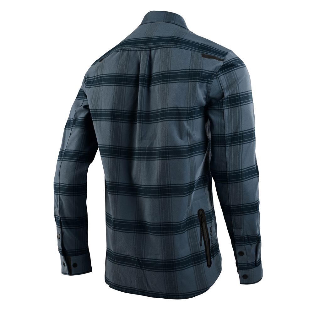 MTB shirt Grind Flannel Plaid breathable and ideal for trail riding Troy Lee Designs
